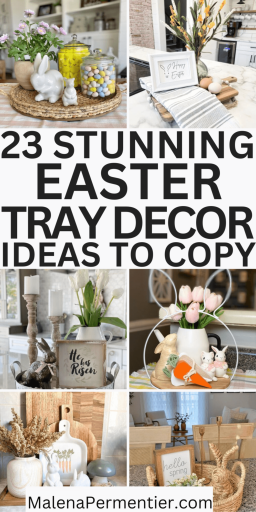 easter tray decor