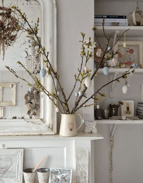 rustic decor for. easter