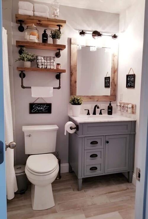 above toilet decor