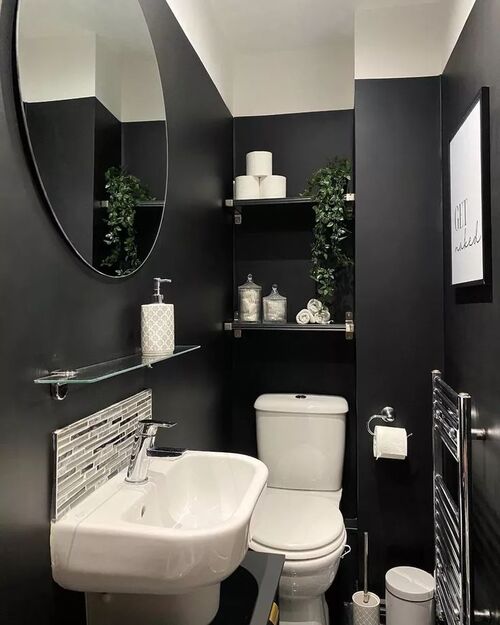 above toilet decor