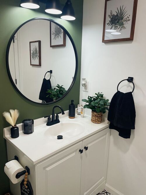 above toilet decor