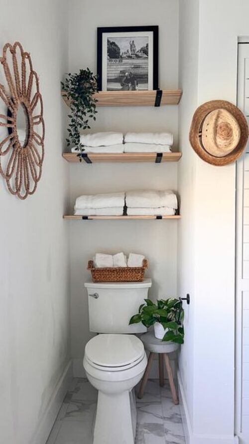 above toilet decor