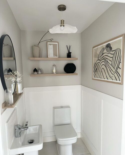 above toilet decor