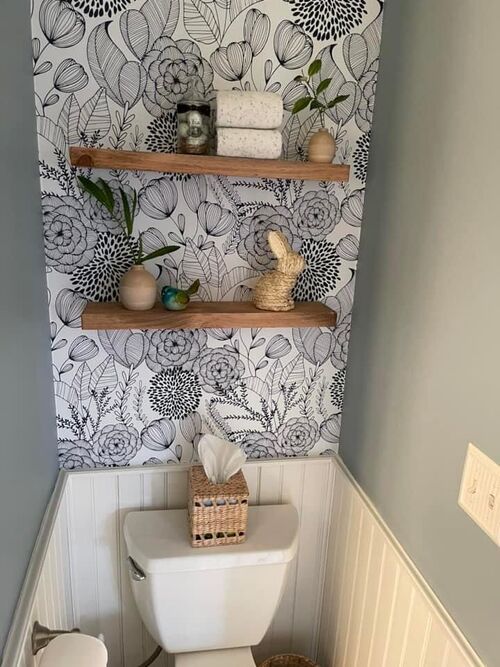 above toilet decor