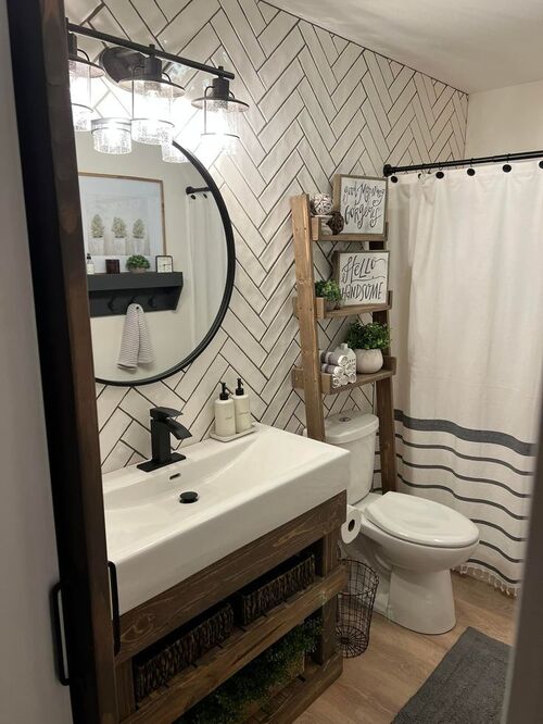 above toilet decor