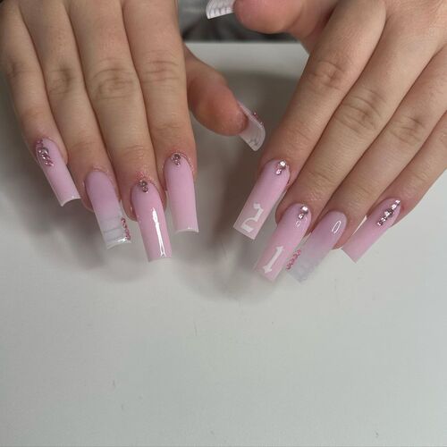 21st birthday nails