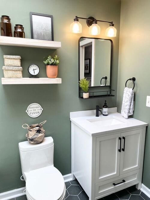 above toilet decor