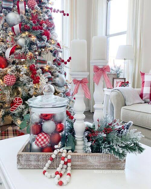christmas tray decor