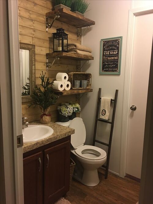 above toilet decor