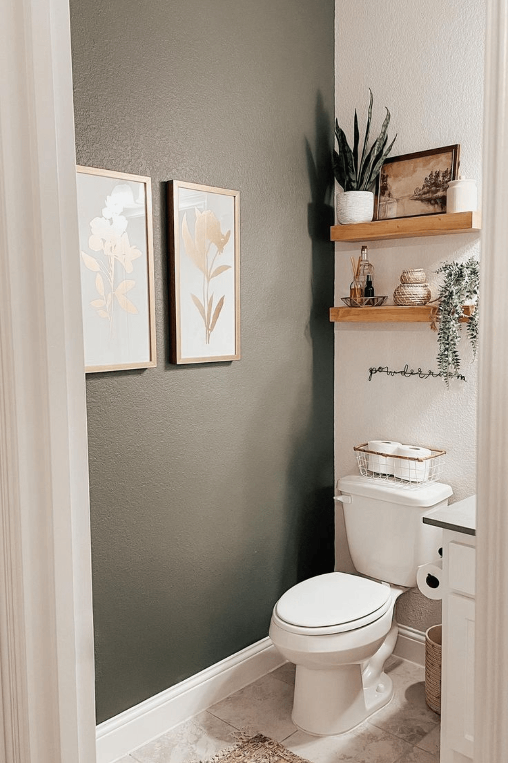 above toilet decor ideas