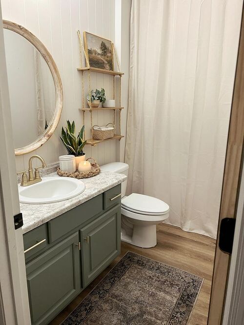 above toilet decor