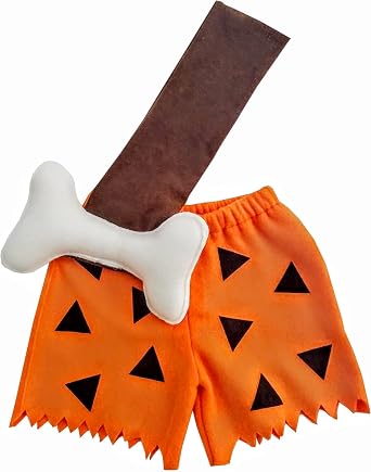 Luke and Lulu Halloween Toddlers Costume - Pebbles Outfit For Baby Girls - Caveman Bam Bam Costume for Baby Boys