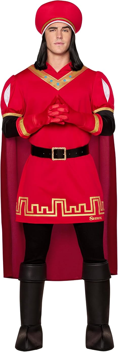 Spirit Halloween Shrek Adult Lord Farquaad Costume | Officially Licensed | Comes Complete with Accessories