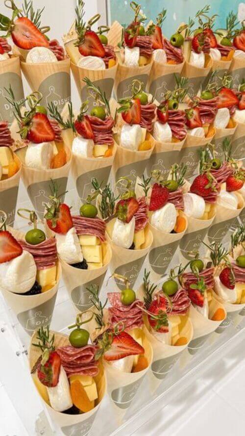 charcuterie cones