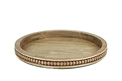 round wood farmhouse tray