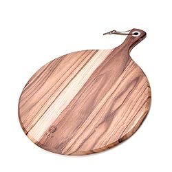 round wood cutting board