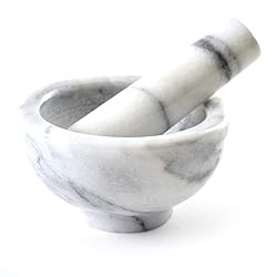 marble mortar and pestle
