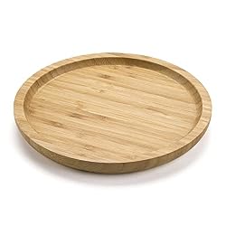 round wood tray