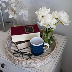 round wood tray