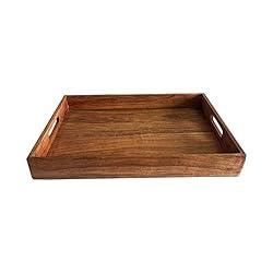 large wooden tray