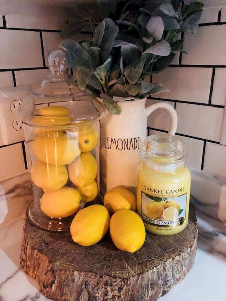 kitchen top decor summer