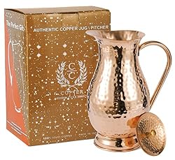 small copper pitcher
