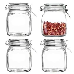 glass clip jars