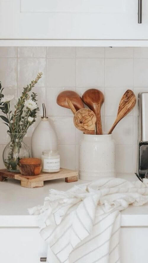 farmhouse kitchen countertop