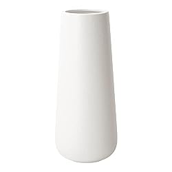 slim white vase