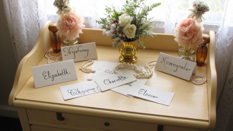 timeless elegant girl name list
