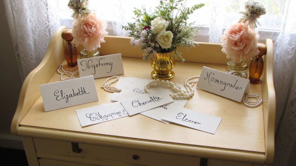 timeless elegant girl name list