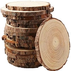 wood circle centerpiece