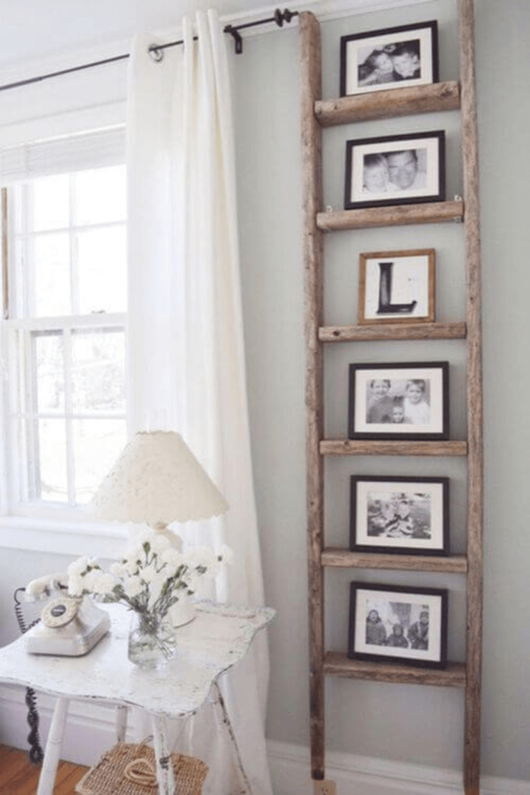 19 Farmhouse Ladder Decor Ideas You’ll Want to Copy Immediately