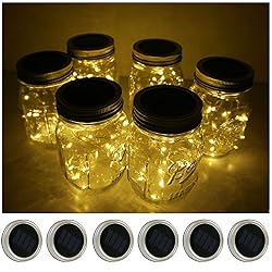 fairy lights mason jars